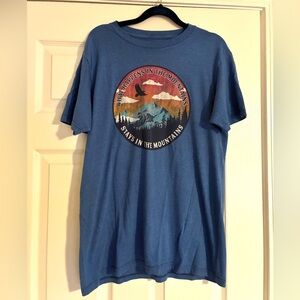 Blue Graphic Men's Shirt